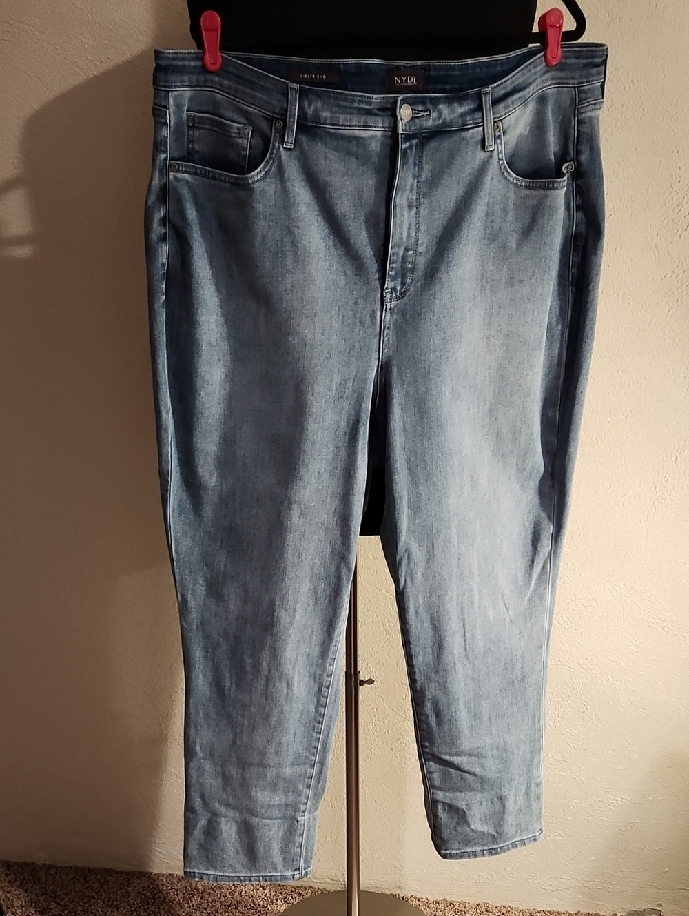 NYDJ Women's Girlfriend Jeans 18W Thistle Falls